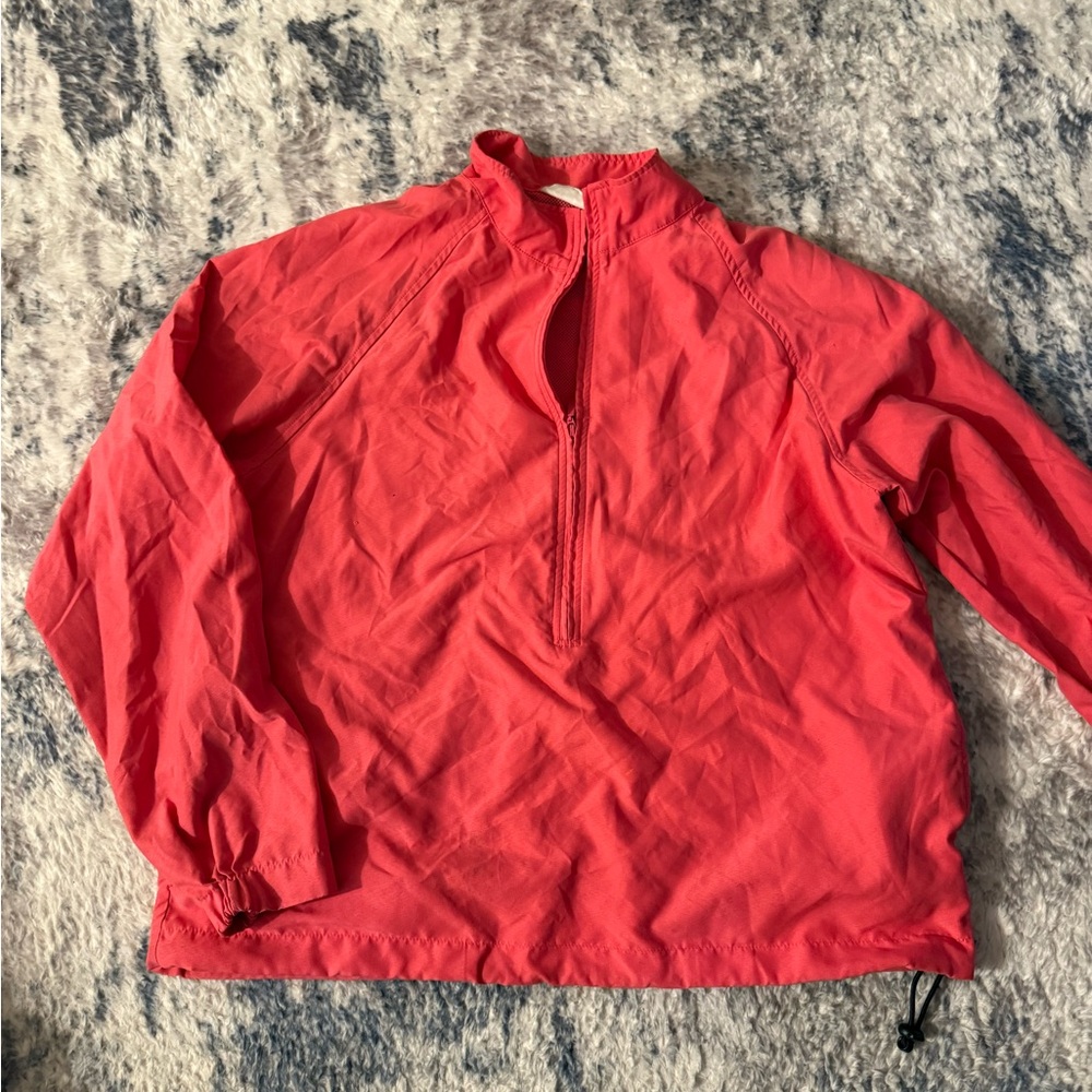 Pink Quarter-Zip Pullover